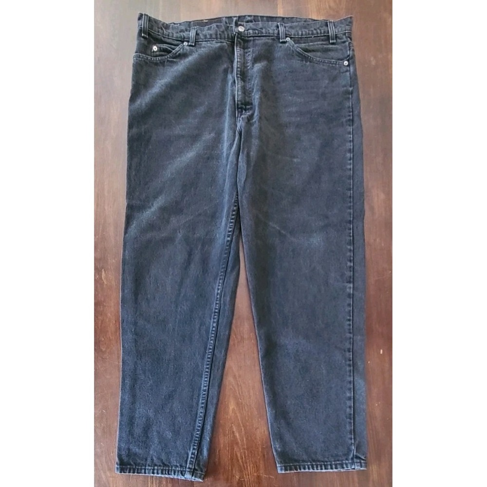 Vintage 1995 Levi's 550 Orange Tab 42x30 Relaxed Fit  Black Jeans USA Made